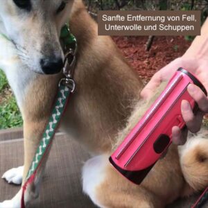 Premium 3 in 1 Bürste für Fell, Unterwolle und Schuppen