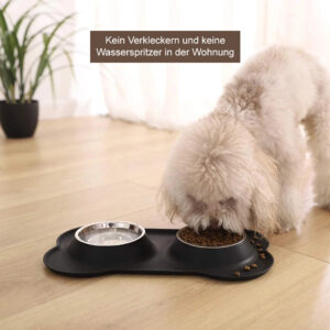 Premium Anti Slip Futterstation mit Rand