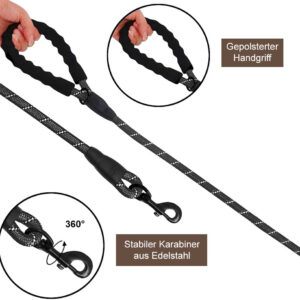 Alternative view of Premium Reflektierende Stoffleine