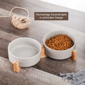Premium Keramik Futterstation je 400 ml