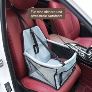 Alternative view of Premium Faltbarer Hundekorb für Autositze