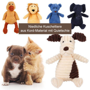 Premium Kuscheltier aus Kord