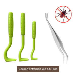 Premium Zeckenzangen Set
